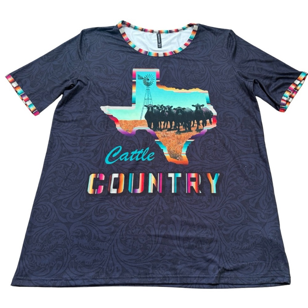 Cattle Country Graphic T-Shirt